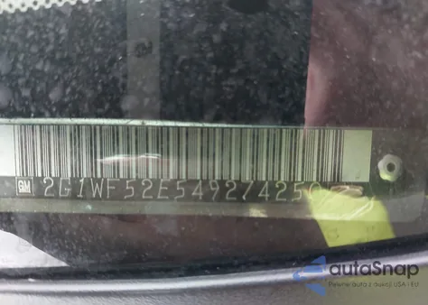 2004 Chevrolet Impala z USA, uszkodzony, nr VIN 2G1WF52E549274250